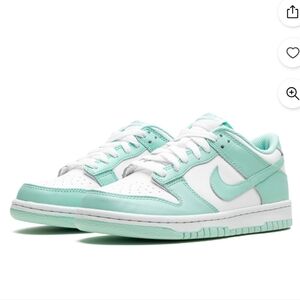 Nike Dunk Low GS White Mint Foam FZ3534-100 Size 6Y Women’s Size 7.5 Sneakers